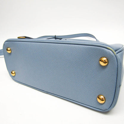 Prada Galleria, Blue, Leather, shoulder
