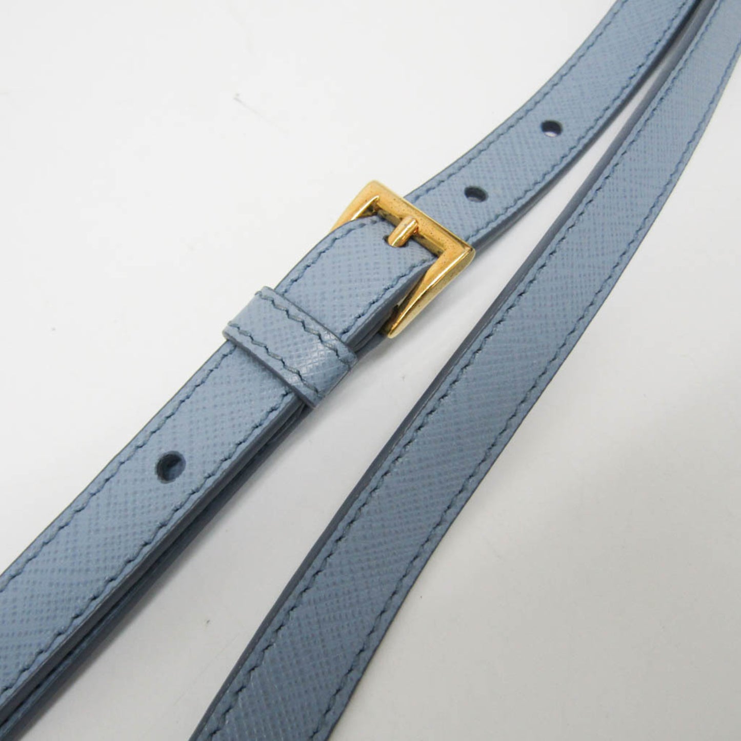 Prada Galleria, Blue, Leather, shoulder
