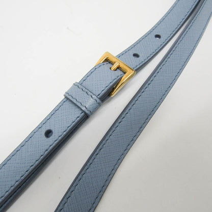 Prada Galleria, Blue, Leather, shoulder