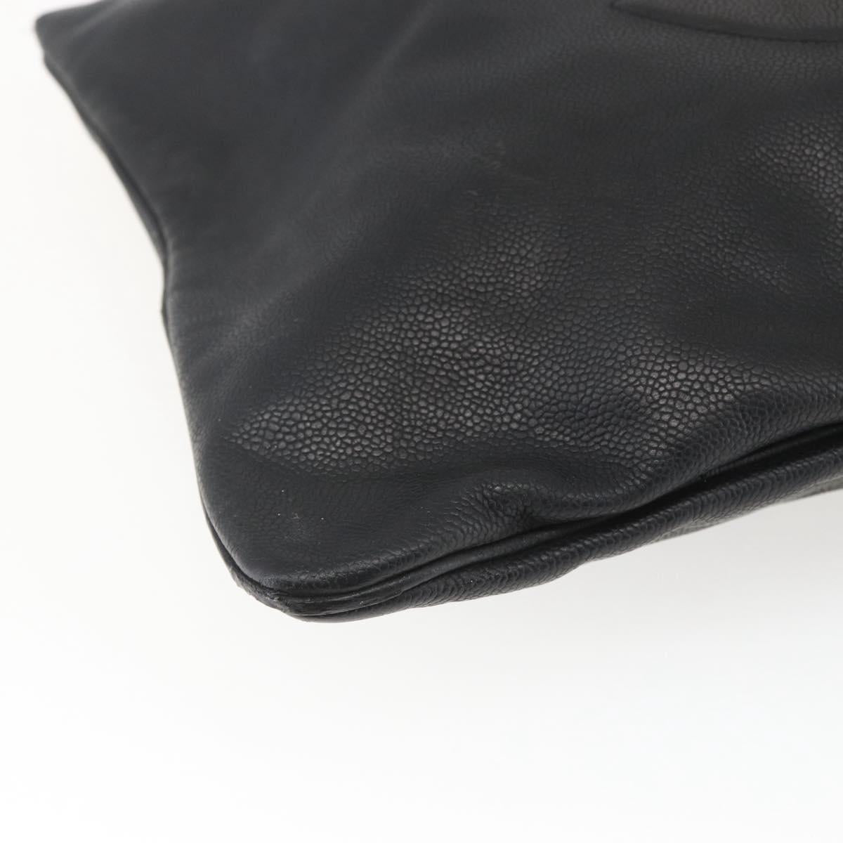 Chanel Grand Shopping Tote Quilted Calfskin, BLACK, LEATHER, Shoulder bag