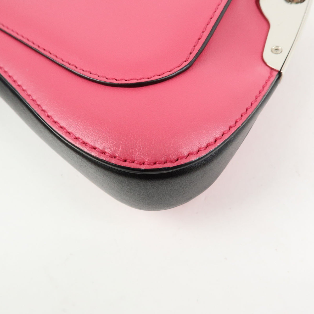 Prada Sidonie City Calf, Pink, Leather, Shoulder Bag