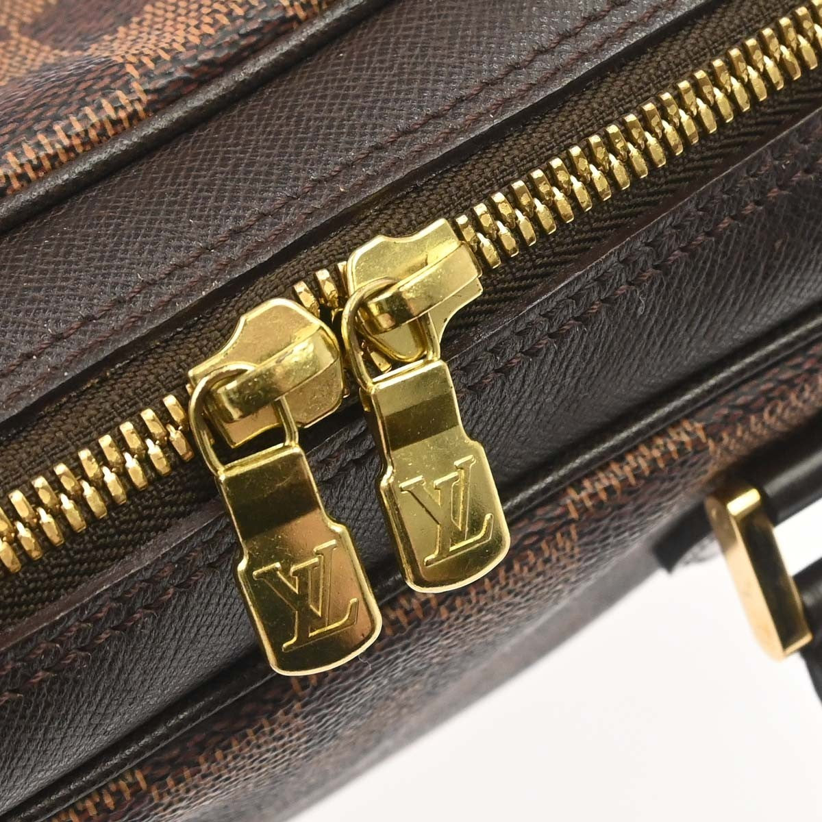 Louis Vuitton Brera Damier, Brown, Canvas, Handbag
