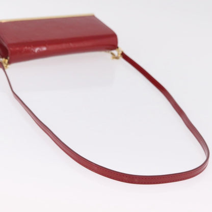 Louis Vuitton Ana Monogram Vernis, Pink, Patent Leather, Handbag