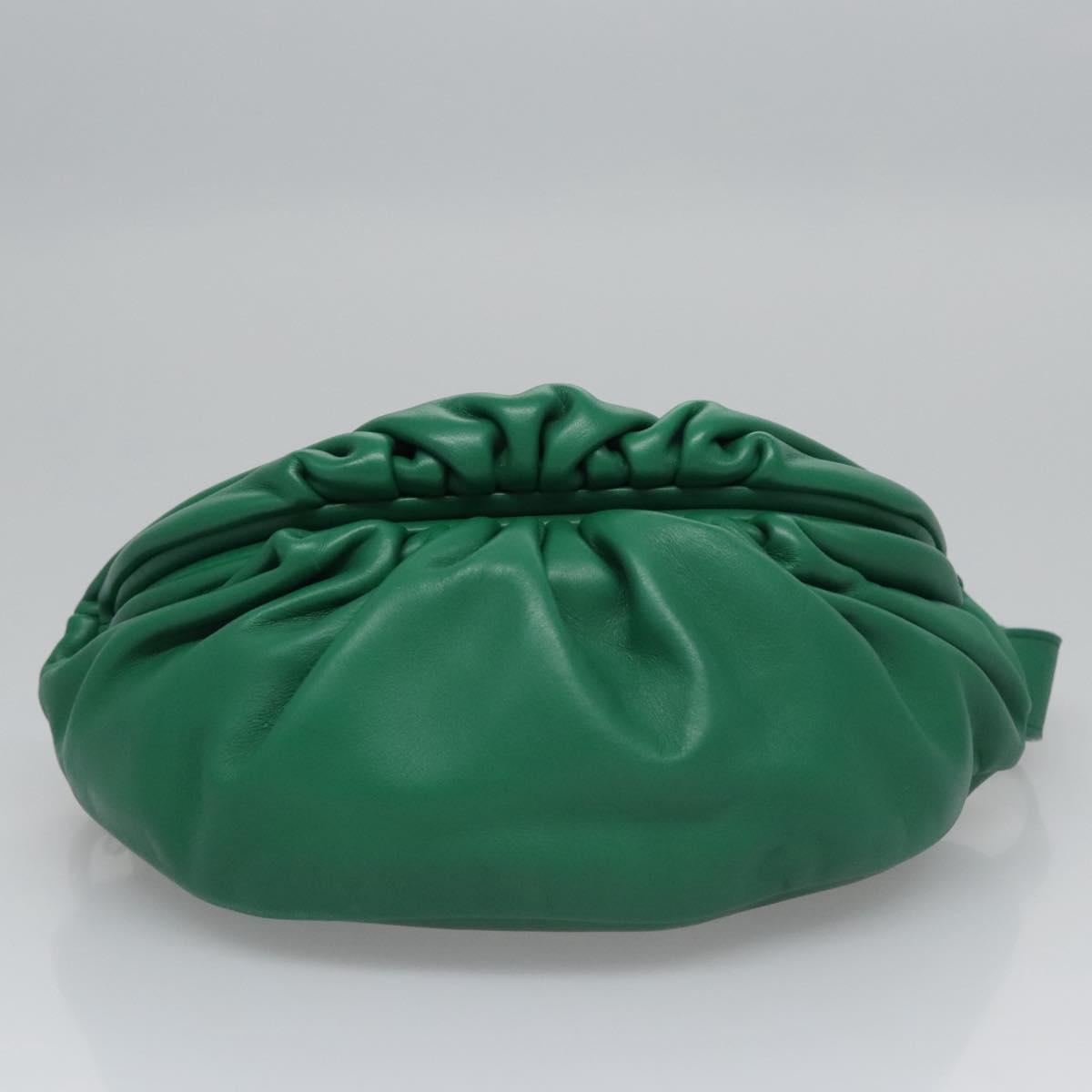 Bottega Veneta The Chain Pouch Leather, Green, Leather, Clutch