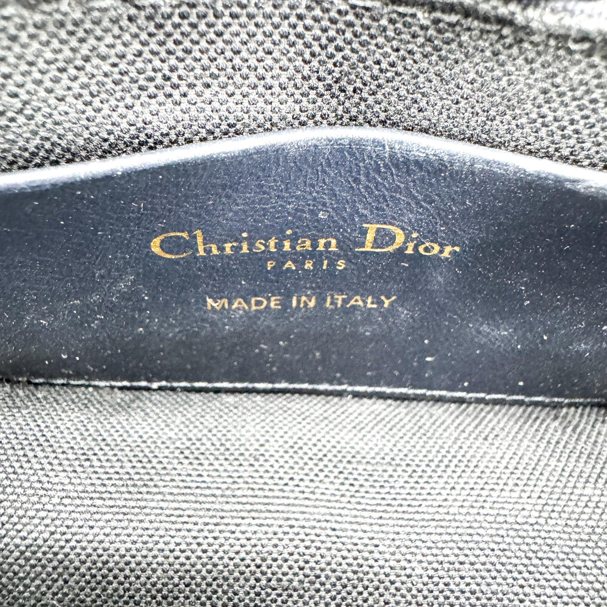 Christian Dior 30 Montaigne Nano Convertible Belt Oblique Canvas, Navy, Canvas, Clutch