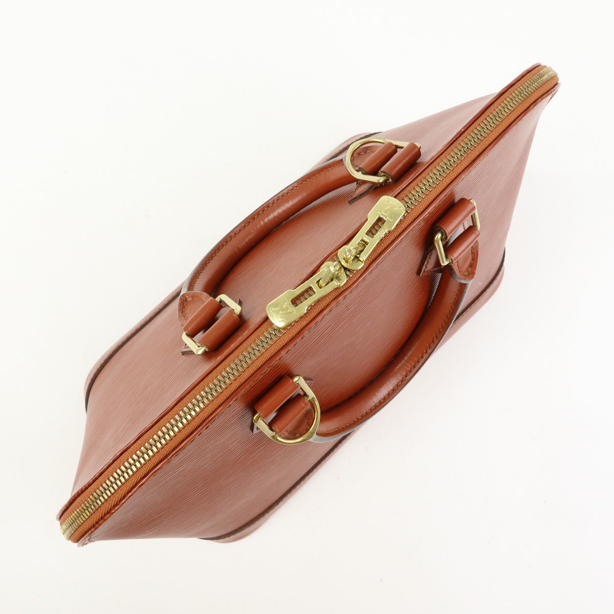 Louis Vuitton Alma Epi Leather, Brown, Leather, Handbag