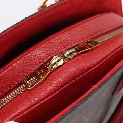 Louis Vuitton Alma BNB Monogram Canvas with Leather, Brown, Canvas, Handbag