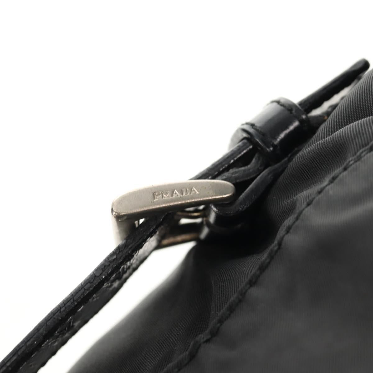 Prada Front Pocket Tessuto, Black, Nylon, Backpack