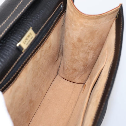 Loewe Barcelona Leather, Black, Leather, Shoulder Bag