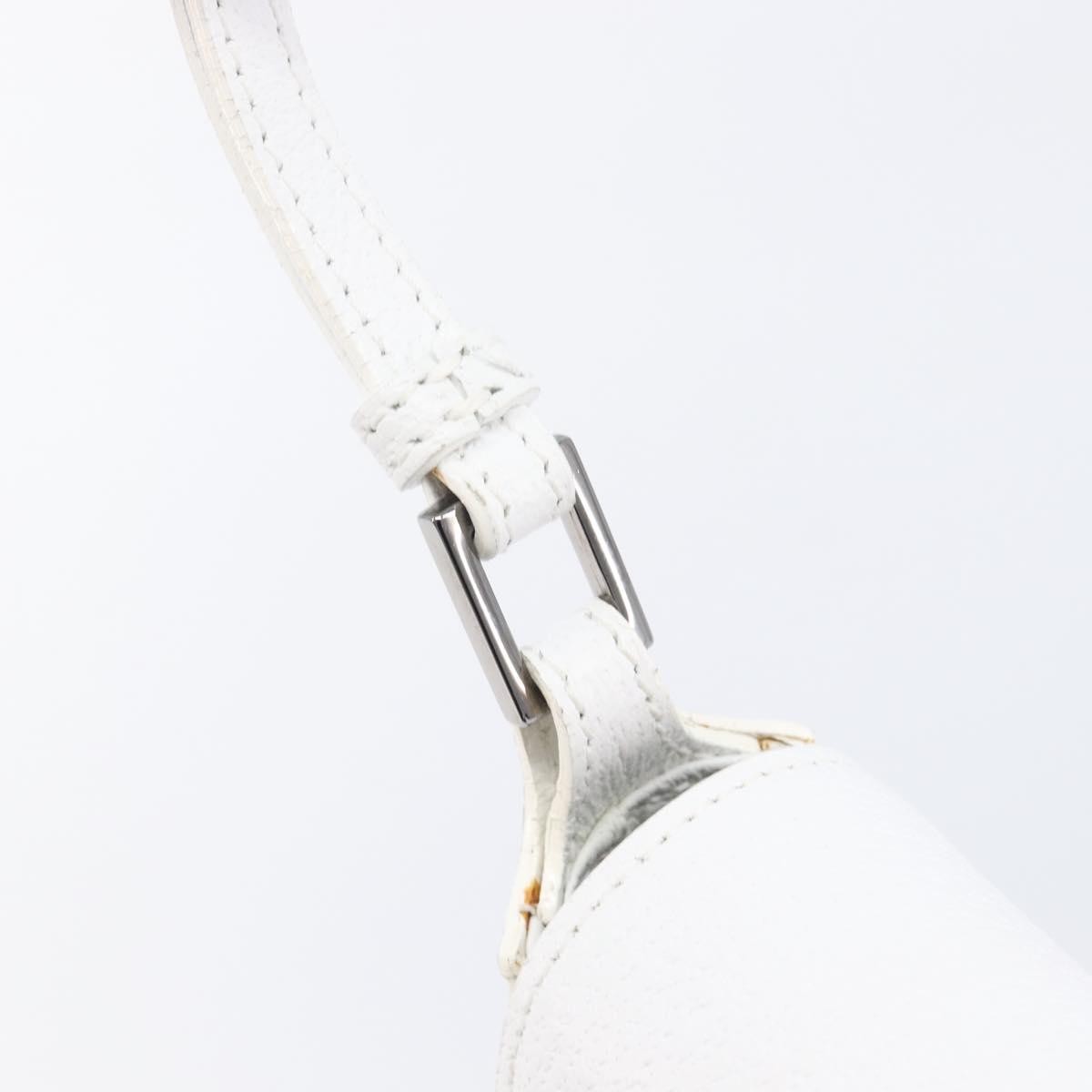 Gucci Shoulder Leather, White, Leather, Shoulder Bag