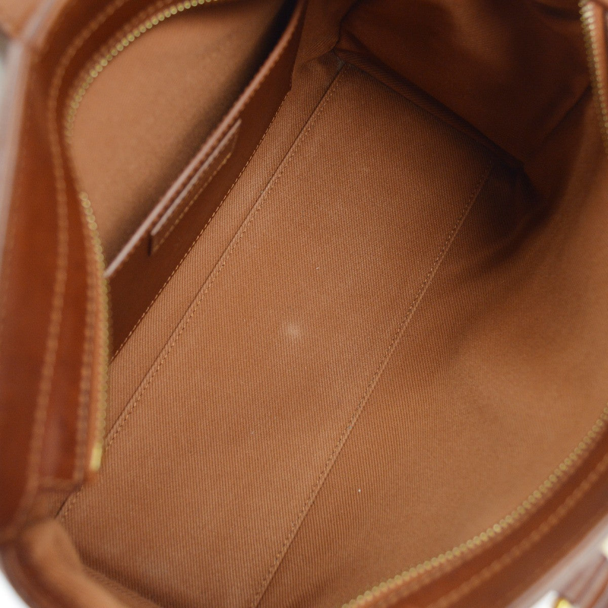 Saint Laurent Monogram Cabas Downtown Straw, Beige, Leather, Tote Bag