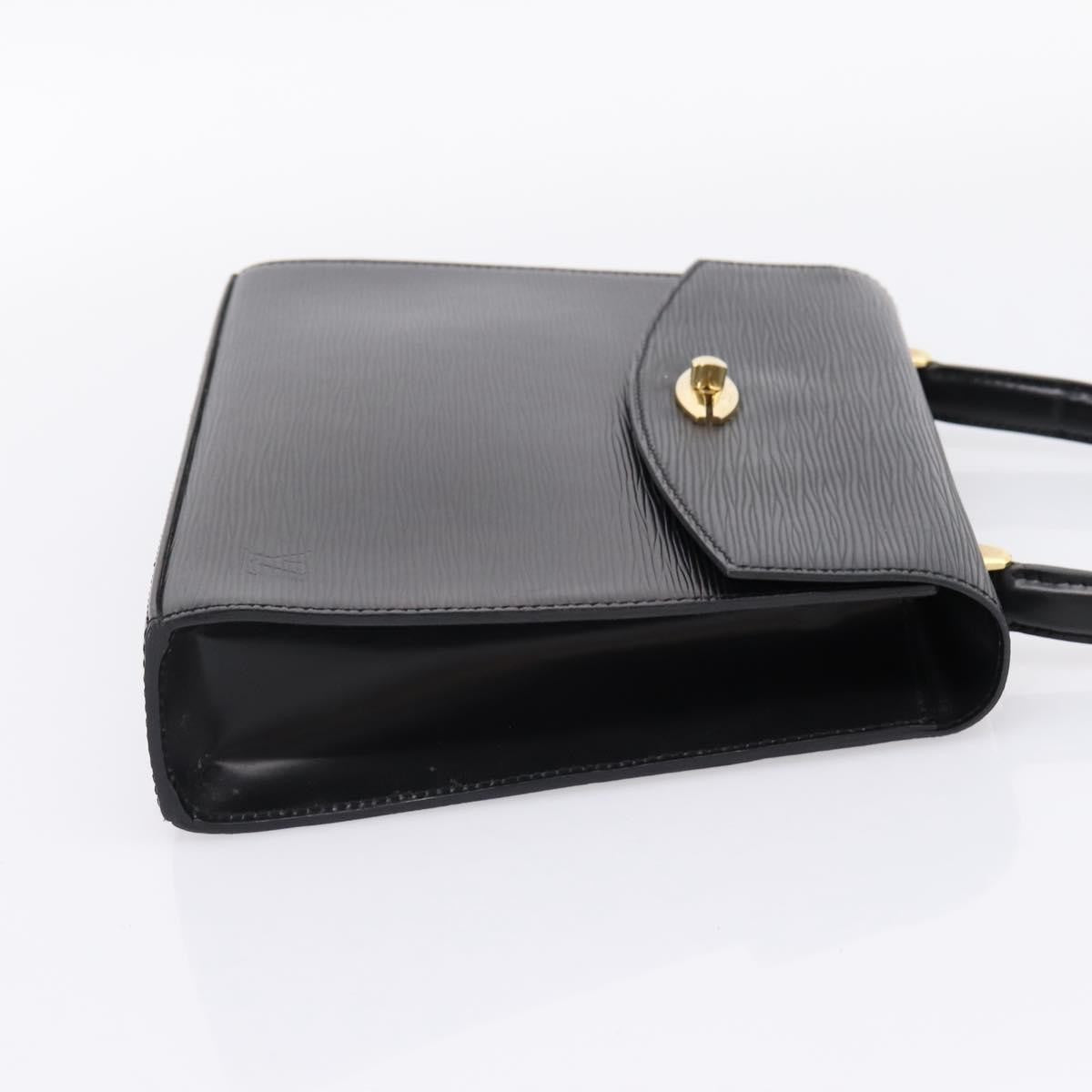 Louis Vuitton Malesherbes Epi Leather, Black, Leather, Handbag