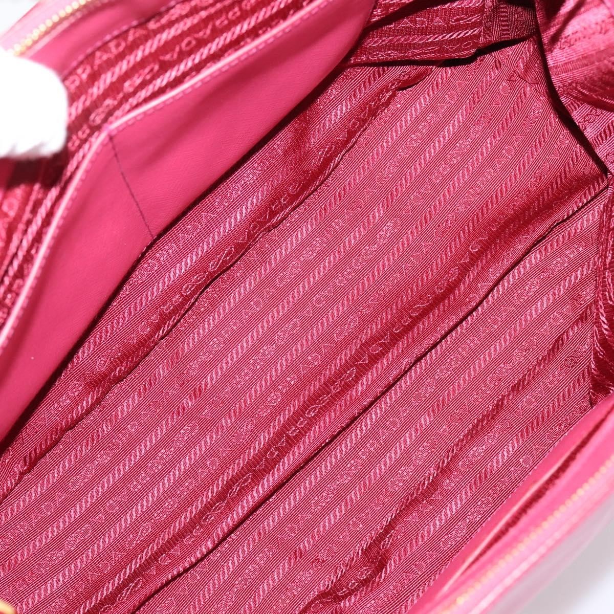 Prada Galleria Double Zip Saffiano Leather, Pink, Leather, Tote Bag