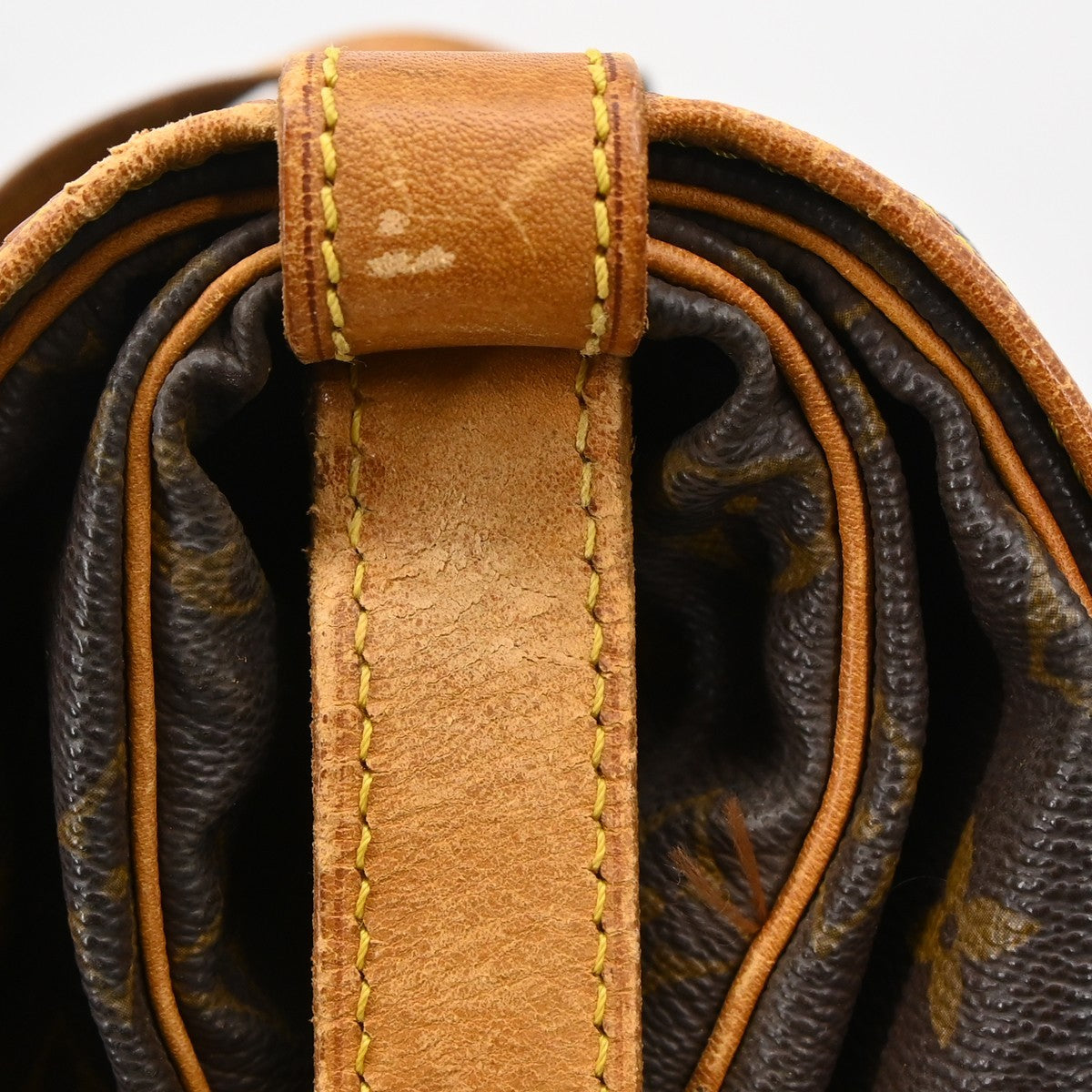 Louis Vuitton Saumur Monogram, Brown, Canvas, Shoulder Bag
