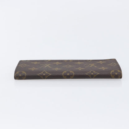 Louis Vuitton Long Macassar Monogram Canvas, Brown, Canvas, Wallet