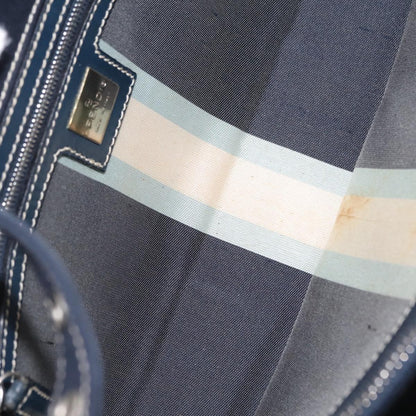 Fendi Baguette Canvas, Navy, Canvas, Handbag