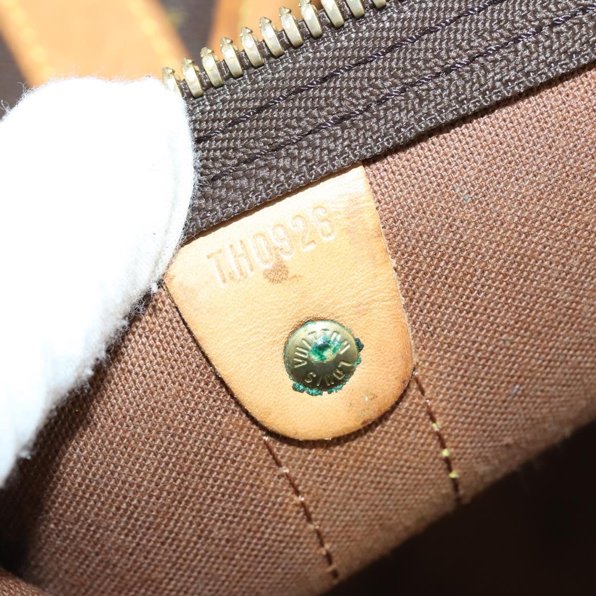 Louis Vuitton Keepall Bag Monogram Canvas, BROWN, CANVAS, Travel bag