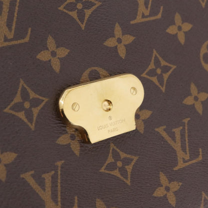 Louis Vuitton Saint Placide Monogram Canvas and Leather, Brown, Canvas, Handbag