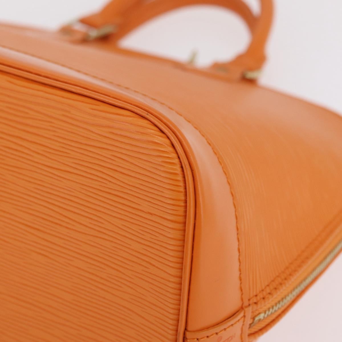 Louis Vuitton Alma Epi Leather, Orange, Leather, Handbag