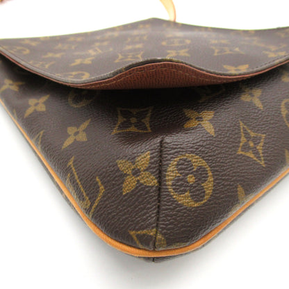 Louis Vuitton Musette Salsa, Brown, Canvas, shoulder