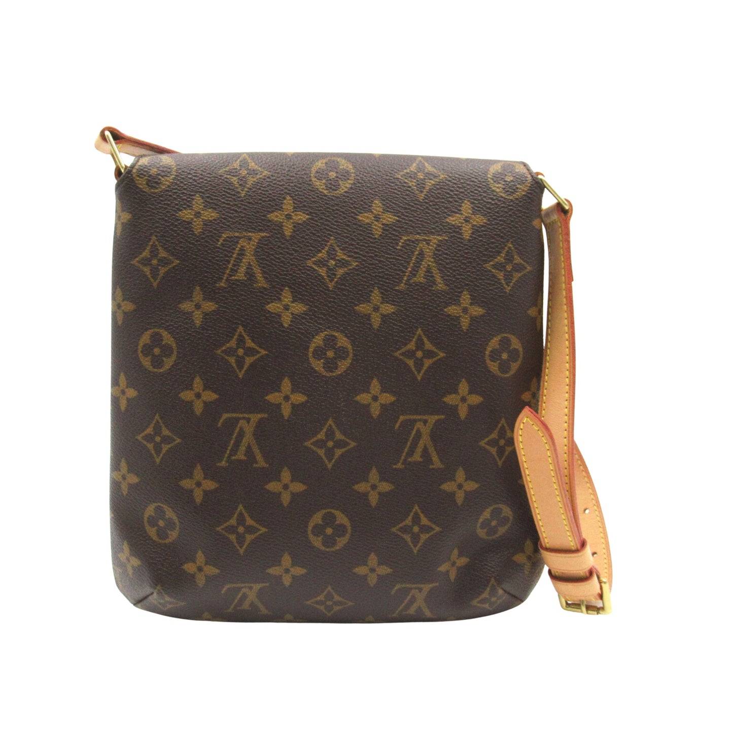 Louis Vuitton Musette Salsa, Brown, Canvas, shoulder