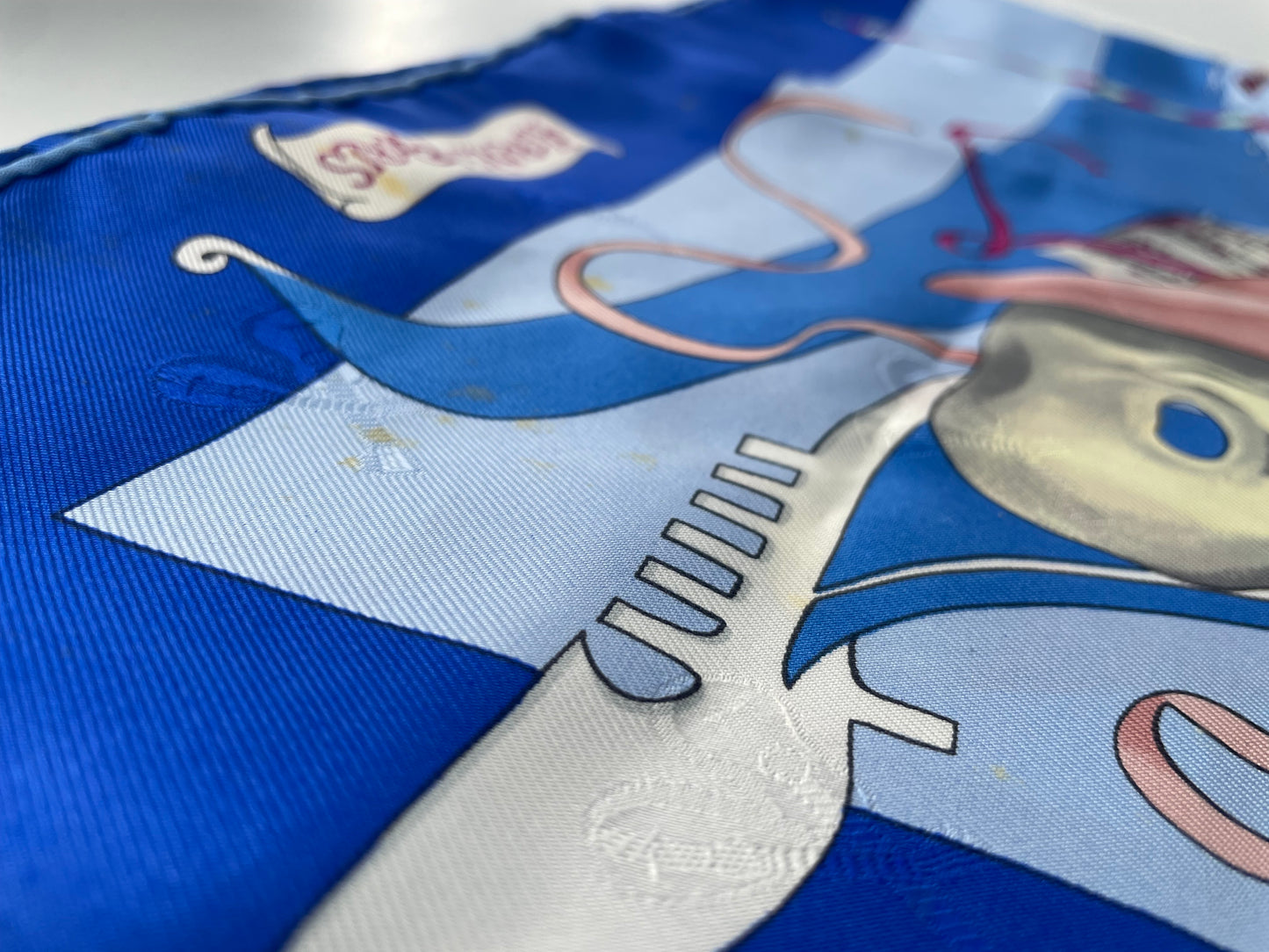 Hermes Carré 90 Silk multicolor, BLUE, SILK, Scarve & shawl