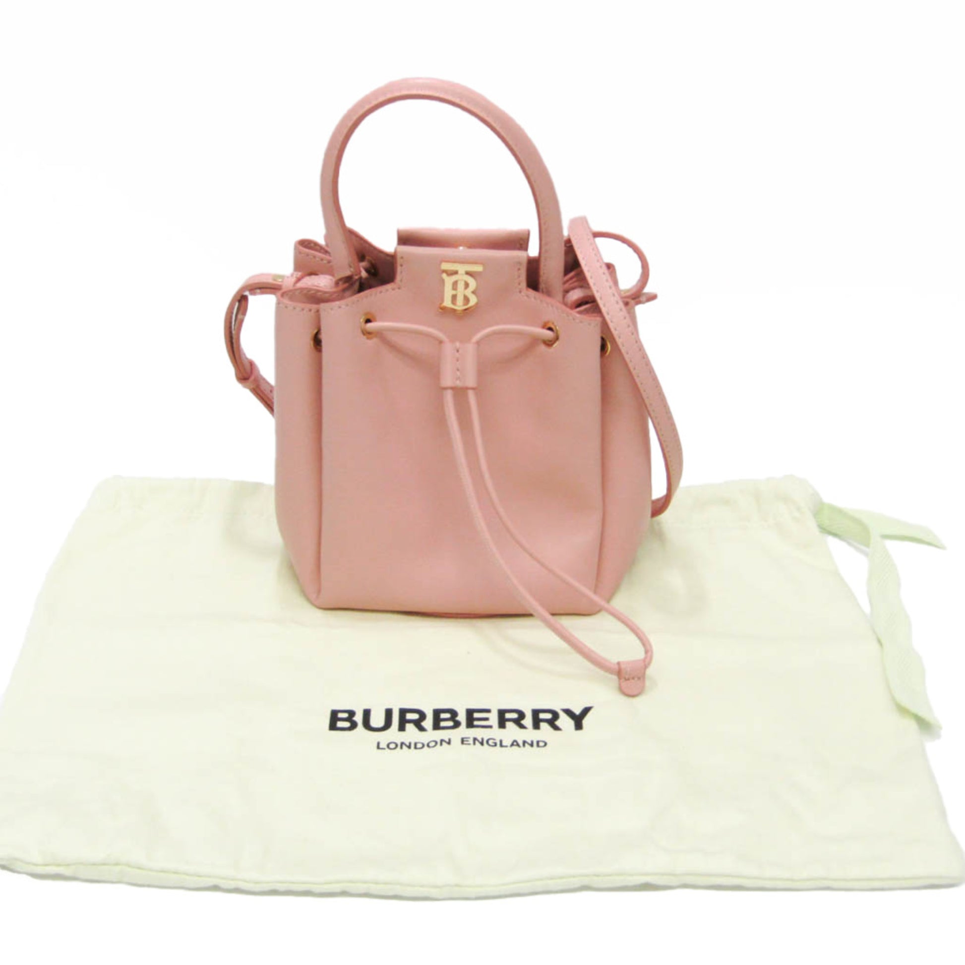 Burberry TB, Pink, Leather, shoulder
