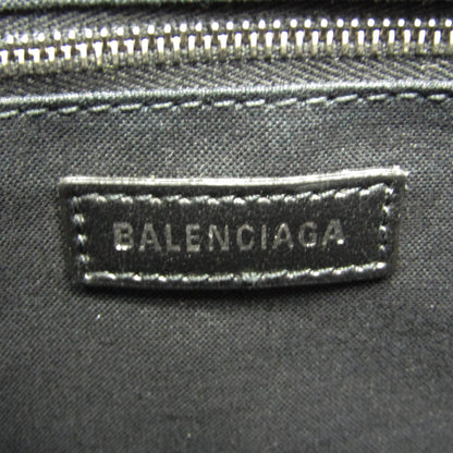 Balenciaga Trade, Black, Canvas, shoulder