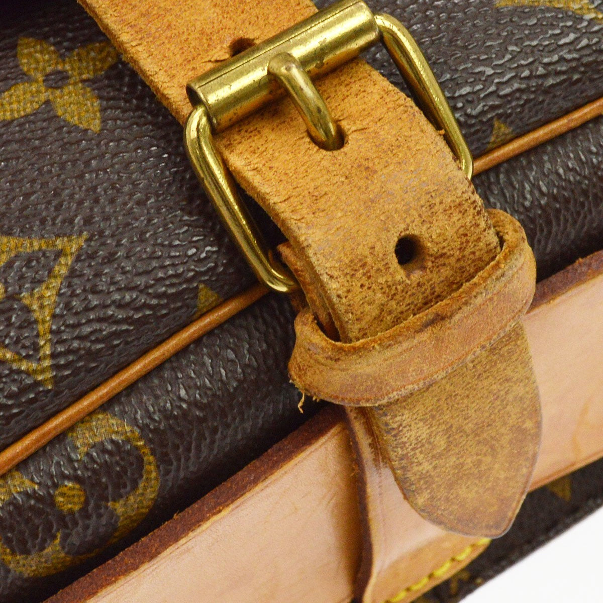 Louis Vuitton Cartouchiere Monogram Canvas, Brown, Canvas, Handbag
