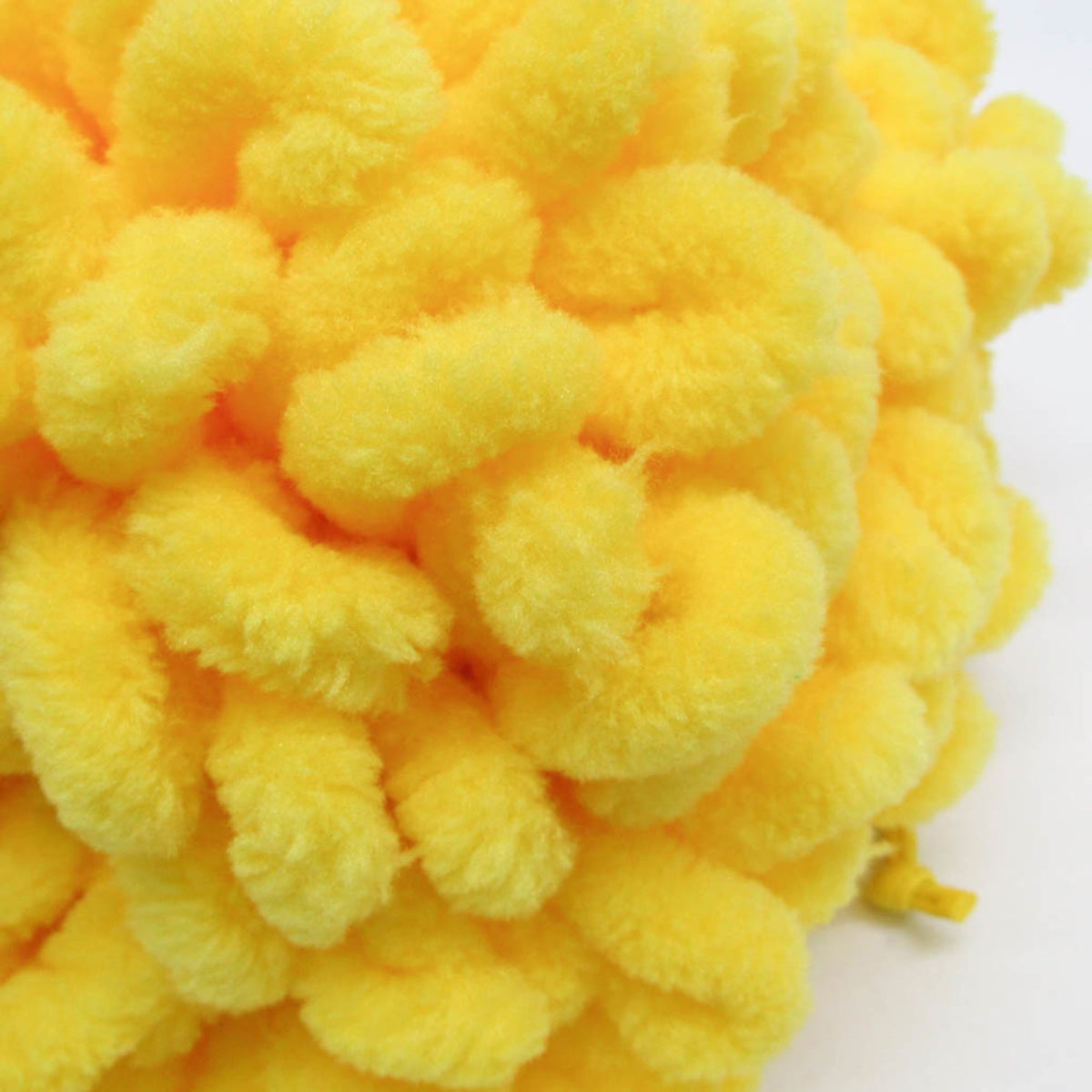 Bottega Veneta The Wave Twisted Chenille, Yellow, Textile, Clutch