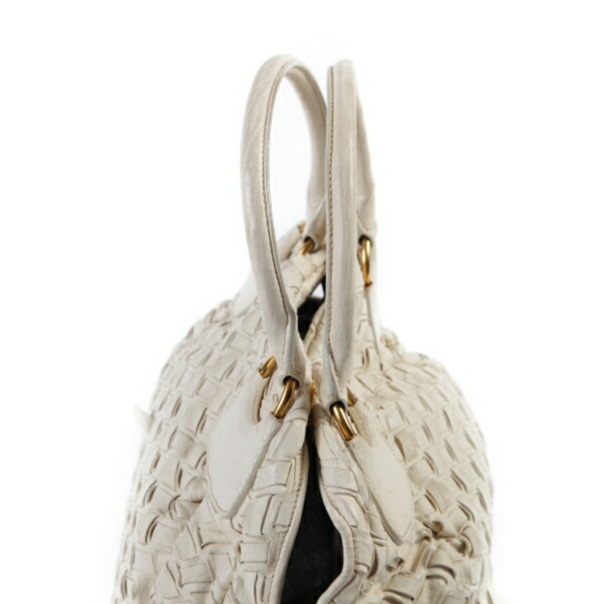 Miu Miu, White, Leather, handbag