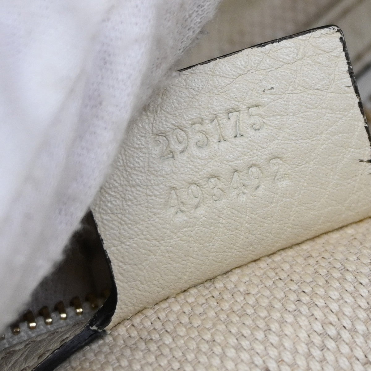Gucci Soho Messenger Leather, White, Leather, Shoulder Bag