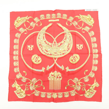 Hermes Carré 40 Silk, Red, Silk, Scarf