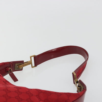 Gucci GG Shoulder GG Matelasse Leather, Red, Canvas, Shoulder Bag