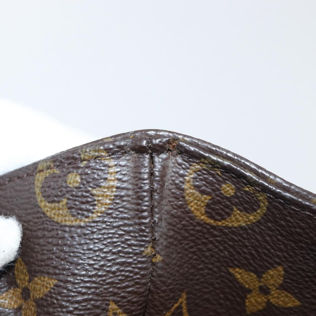 Louis Vuitton Shopping Sac Monogram Canvas, Brown, Canvas, Handbag