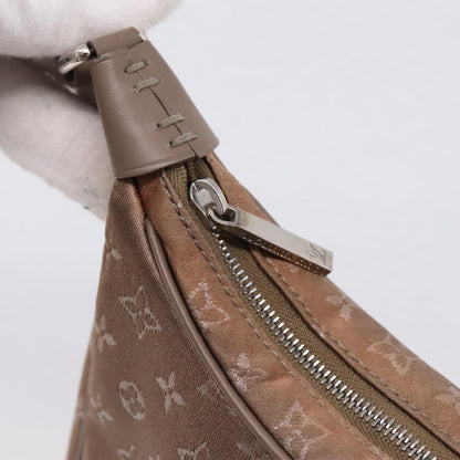 Louis Vuitton Boulogne Monogram Satin, Beige, Canvas, Handbag
