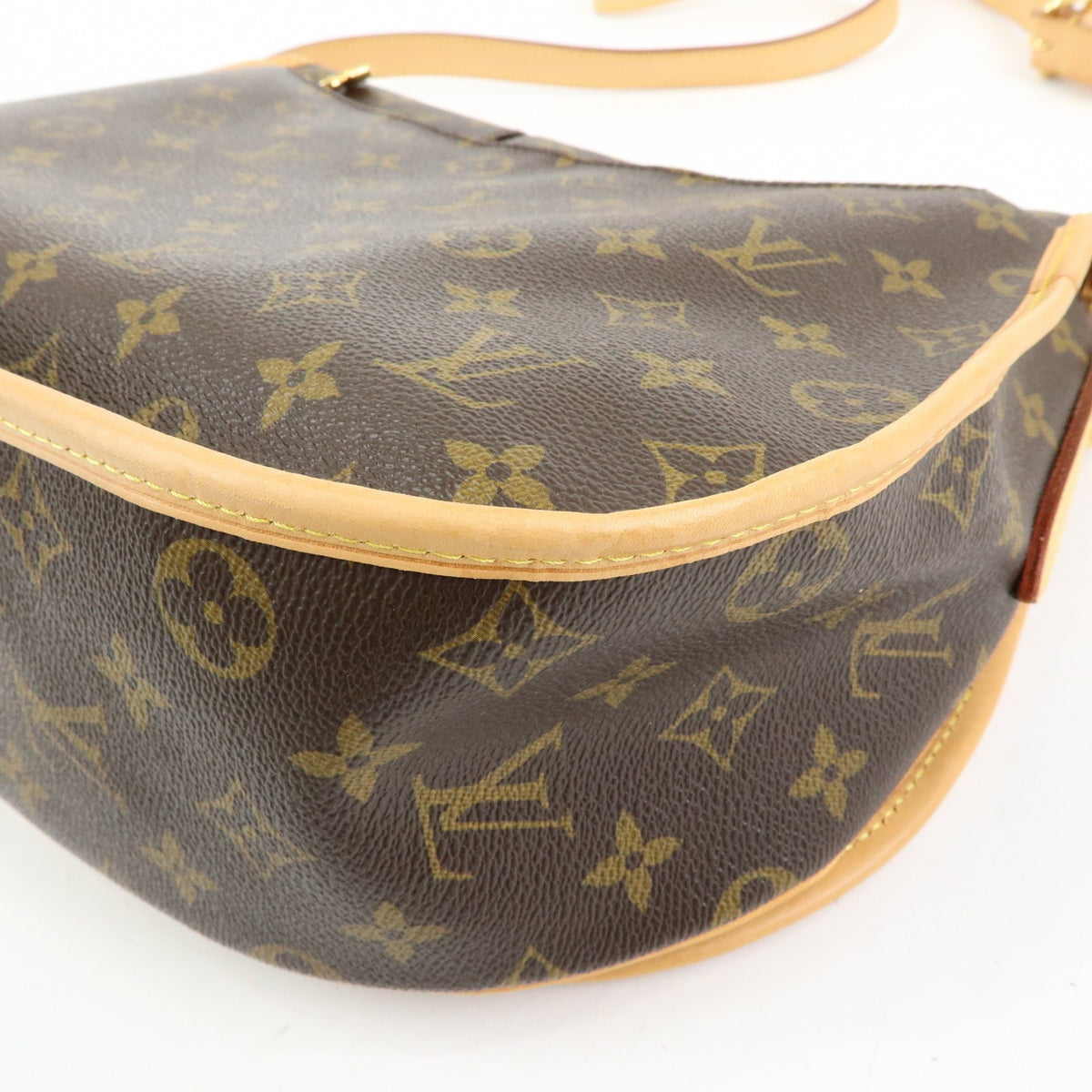 Louis Vuitton Menilmontant Monogram Canvas, Brown, Canvas, Handbag