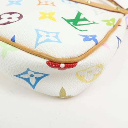 Louis Vuitton Pochette Accessoires Monogram Multicolor, Multicolour, Canvas, Clutch