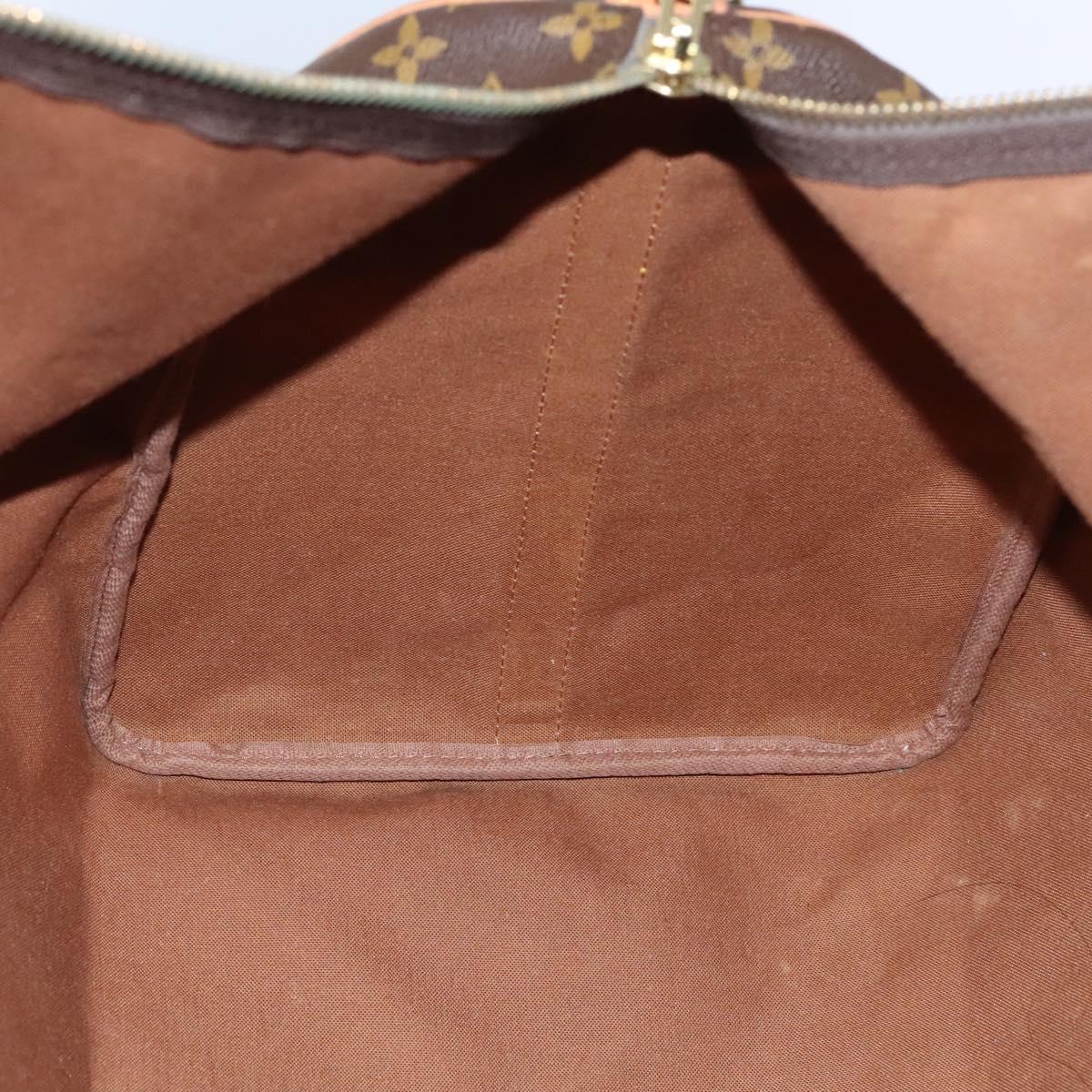 Louis Vuitton Keepall Bag Monogram Canvas, BROWN, CANVAS, Travel bag
