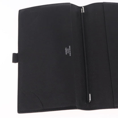 Hermes Vision Agenda Cover Leather, Black, Leather, Briefcase