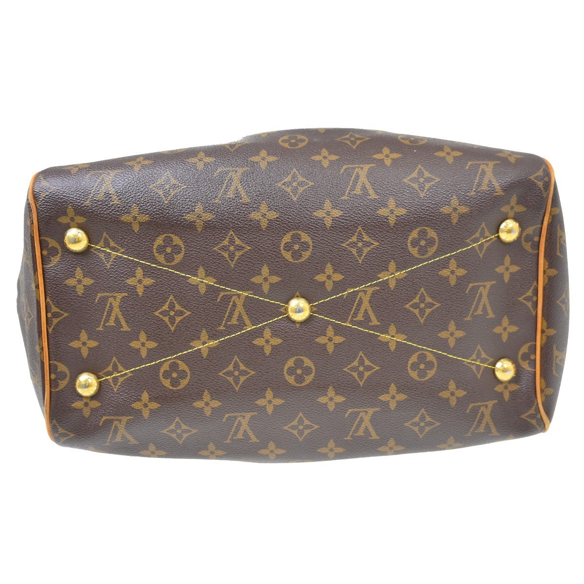 Louis Vuitton Tivoli Monogram Canvas, Brown, Canvas, Handbag