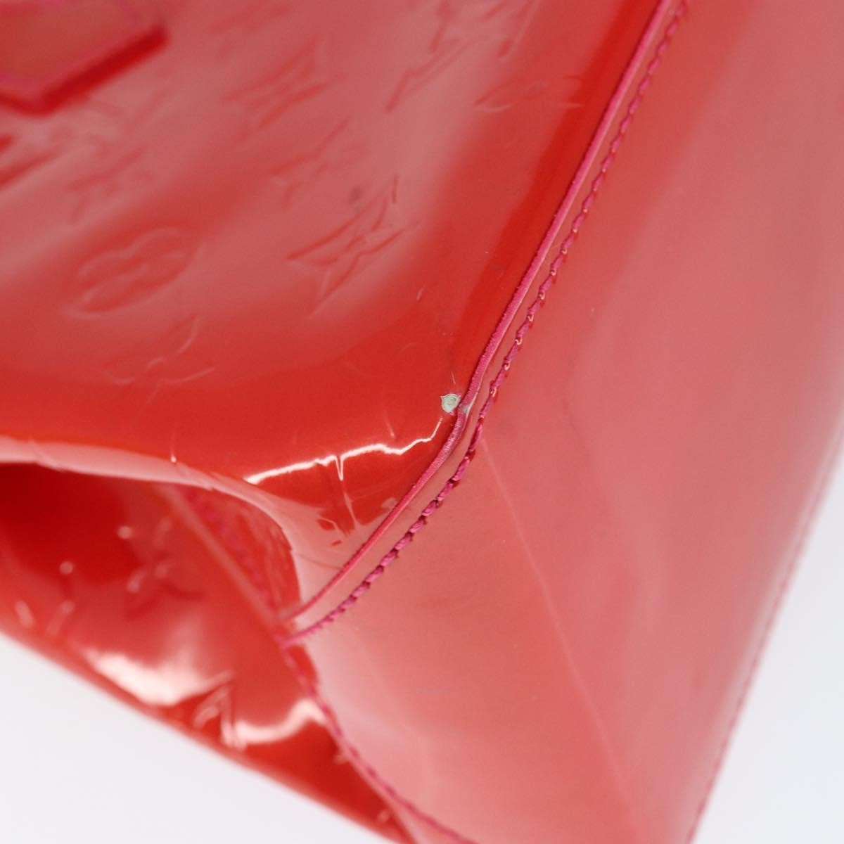 Louis Vuitton Wilshire Monogram Vernis, Pink, Patent Leather, Handbag