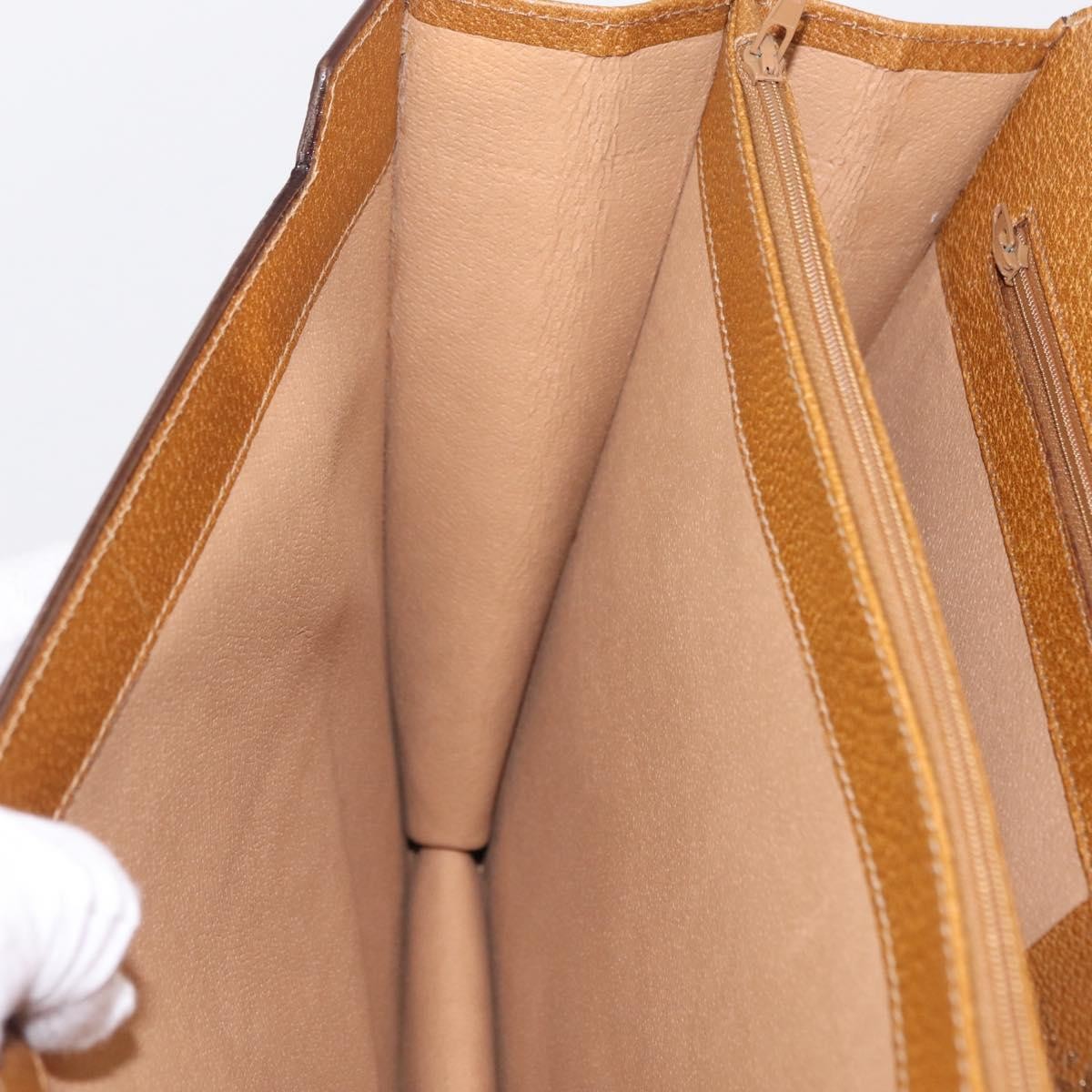 Gucci Business GG Canvas with Leather, Beige, Canvas, Handbag