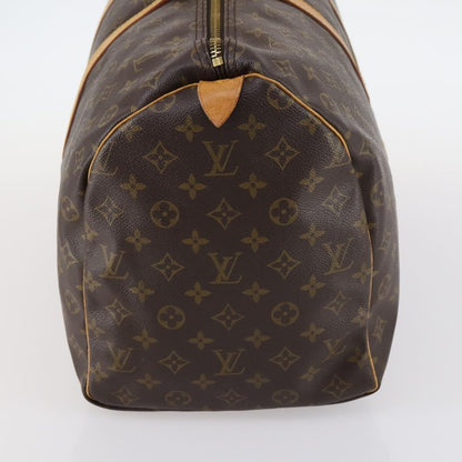 Louis Vuitton Keepall Bag Monogram Canvas, BROWN, CANVAS, Travel bag