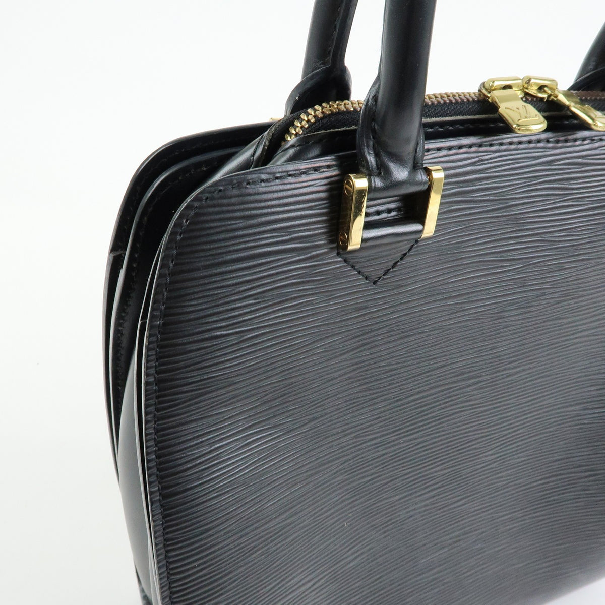 Louis Vuitton Pont Neuf Epi Leather, Black, Leather, Handbag