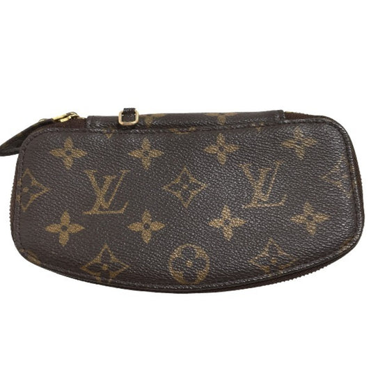 Louis Vuitton Jewelry case, Brown, Canvas, wallet