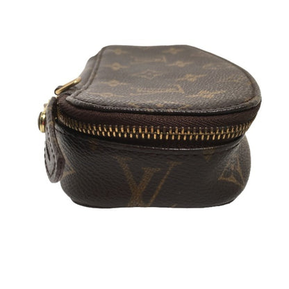 Louis Vuitton Jewelry case, Brown, Canvas, wallet