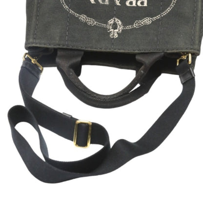 Prada Canapa, Black, Denim - Jeans, tote