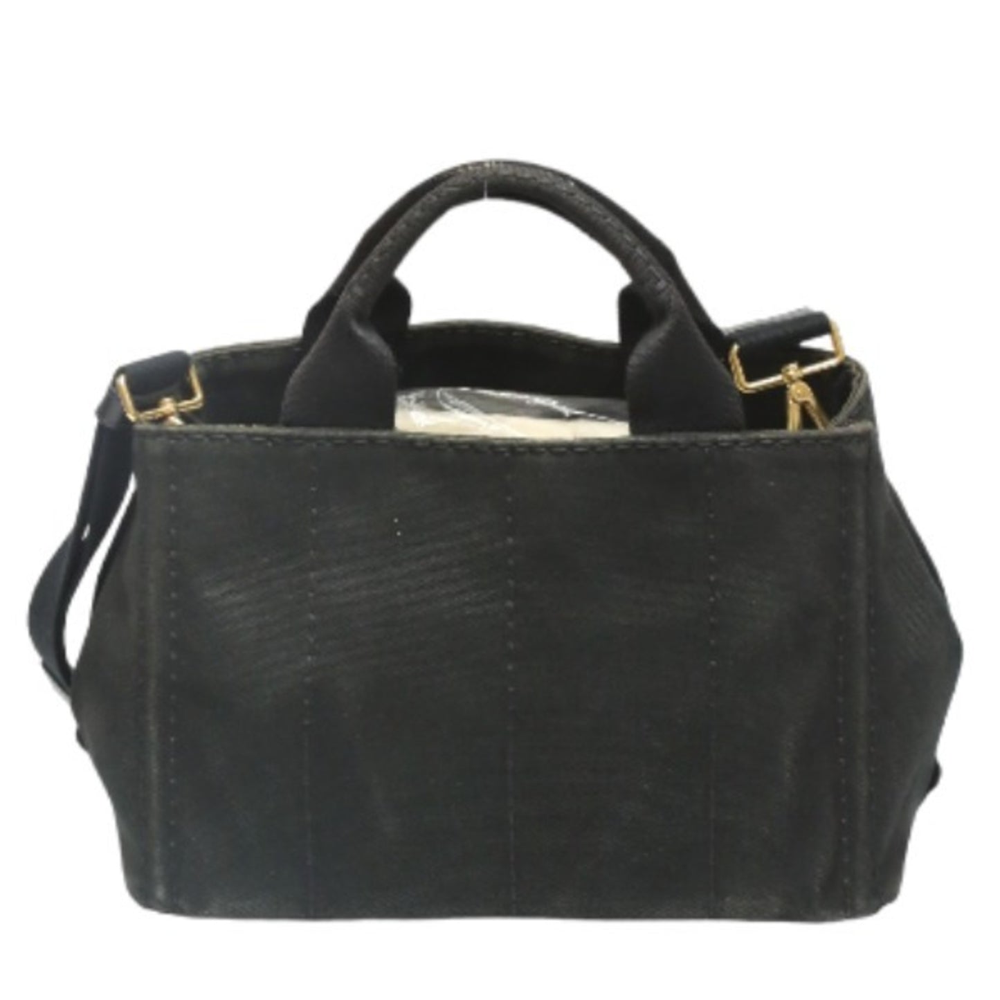 Prada Canapa, Black, Denim - Jeans, tote