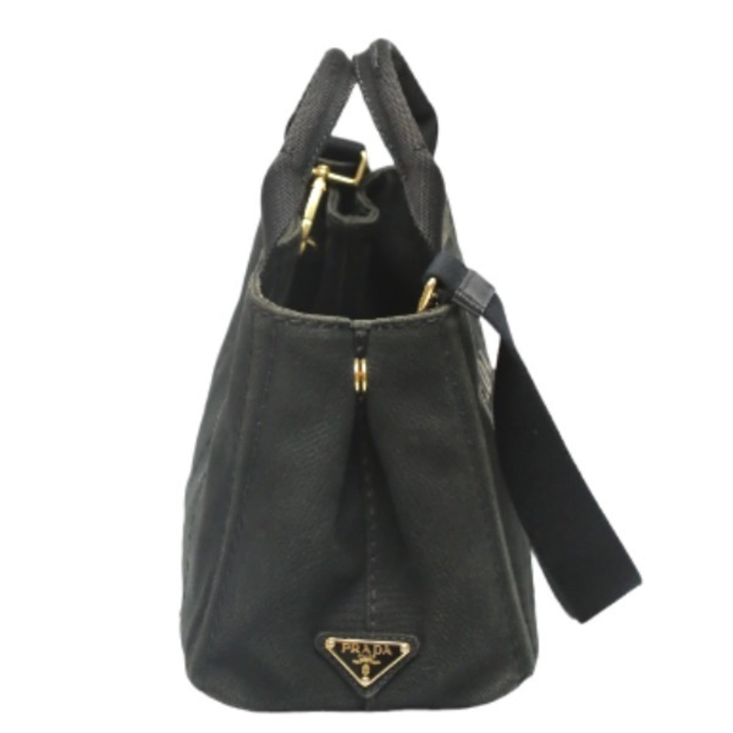 Prada Canapa, Black, Denim - Jeans, tote
